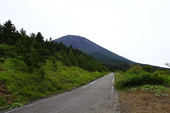 活動場所からの富士山の眺め