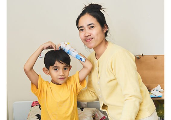 5歳のソンロン君